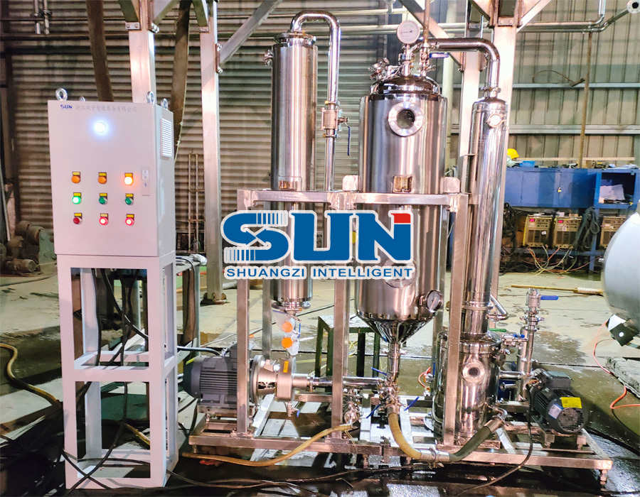 Kleine batchproductie en laboratoriumactiviteiten gedwongen circulatieverdampingsverdamping